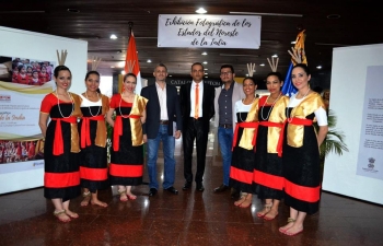 An Exhibition on the North Eastern States of India was inaugurated at the National Library, Caracas. The Exhibition will remain open till 1 December.